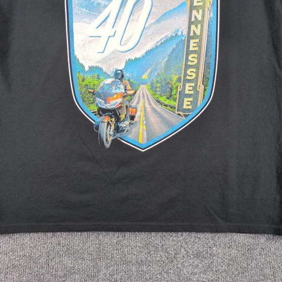 Port & Company Womens Knoxville Tennessee T-Shirt Black Size XL Wing Ding - Picture 4 of 12